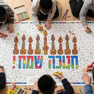 מצא את המטמון בפעולה דפי צביעה ויצירה ענקיים צובעים בענק